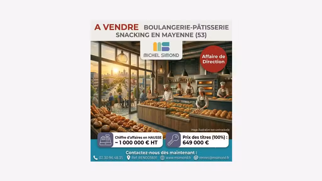 Vente affaire de direction franchise nationale 53