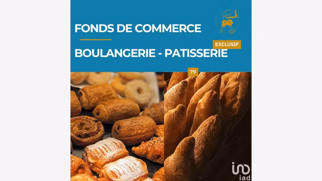 Vente boulangerie pâtisserie à Pamproux