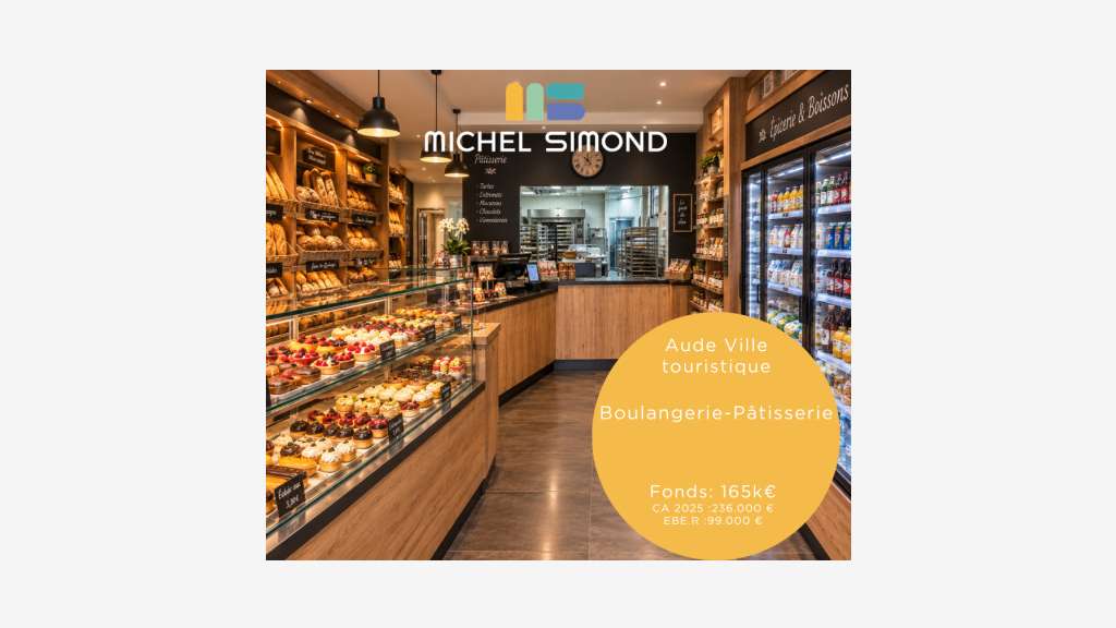 Vente boulangerie murs et fonds en Aude