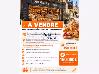 Vente FDC boulangerie pâtisserie sur Redon