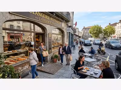 Vente boulangerie pâtisserie à Riom place centrale