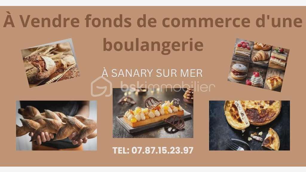 Vente boulangerie pâtisserie à Sanary sur Mer