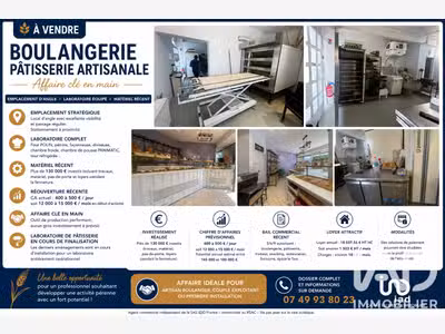 Vente boulangerie patisserie à Savigny-sur-Orge