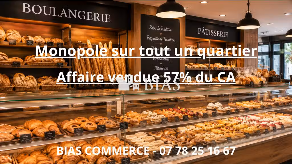 Vente boulangerie pâtisserie sandwicherie à Rouen