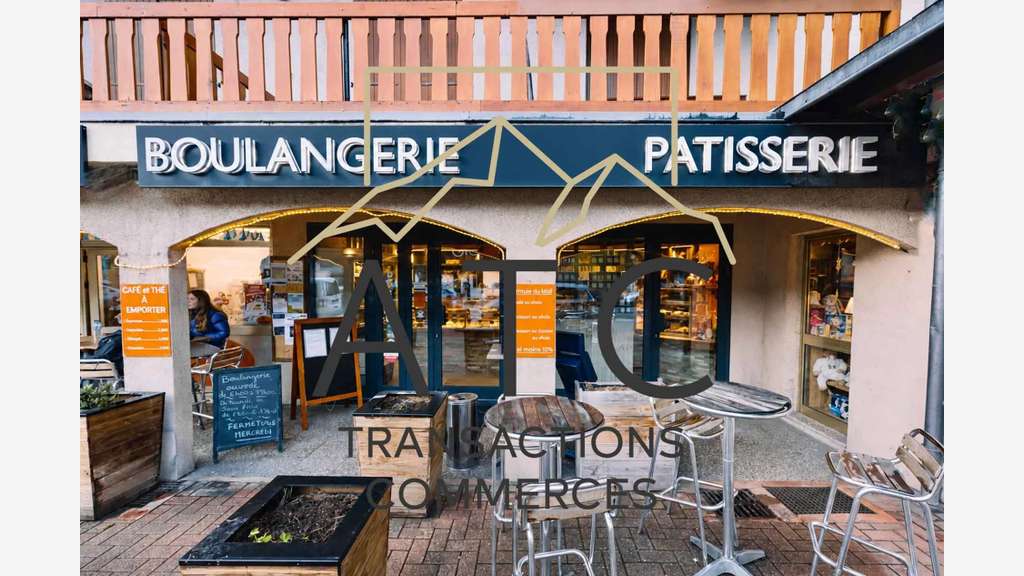 Vente boulangerie pâtisserie snack à Bozel