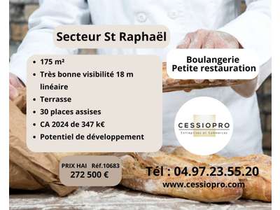 Vente Boulangerie - Pâtisserie à Saint-Raphaël