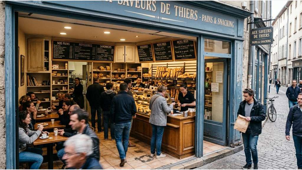 Cède point de vente boulangerie Snacking à Thiers