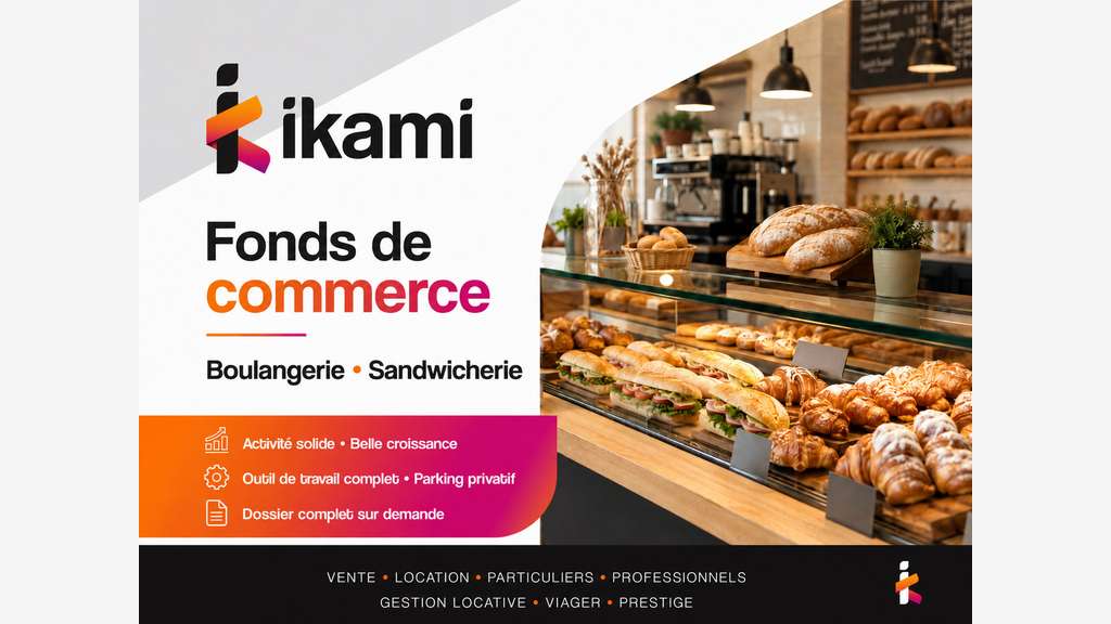 Vente boulangerie sandwicherie à Tournon Sur Rhône