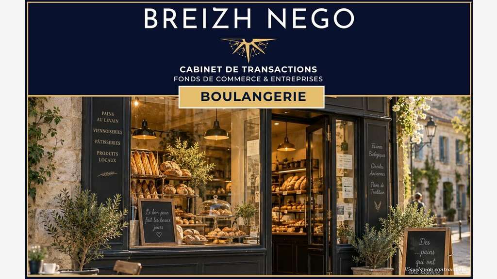 Vente boulangerie pâtisserie station balnéaire 56