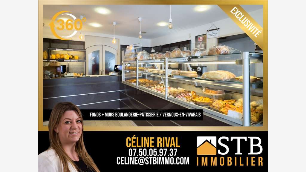 AV murs et fonds boulangerie pâtisserie en Ardèche