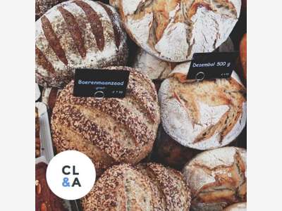 Vente boulangerie pâtisserie dans rue piétonne