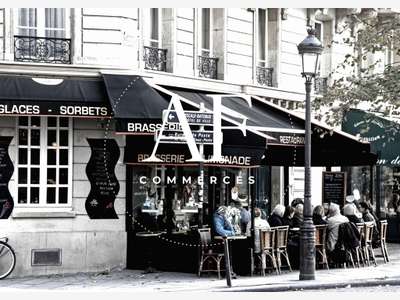 A vendre brasserie d'angle 270 places Paris 75019