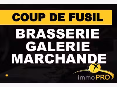 Vend bar brasserie en galerie marchande Isère