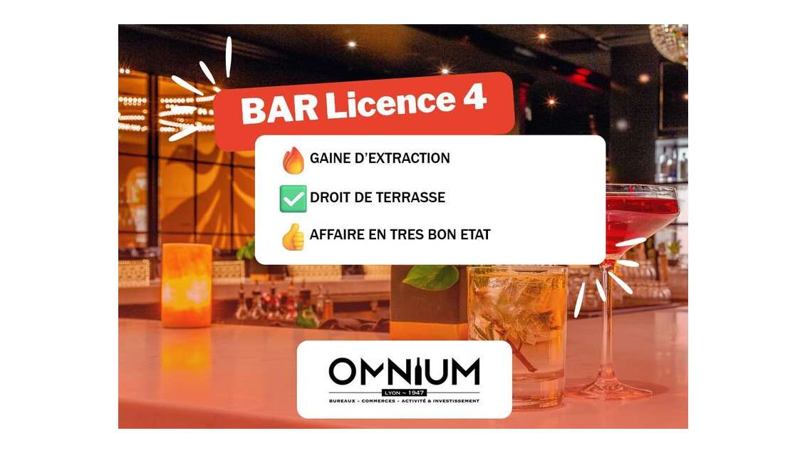 AV brasserie Licence IV Emplacement recherché Lyon