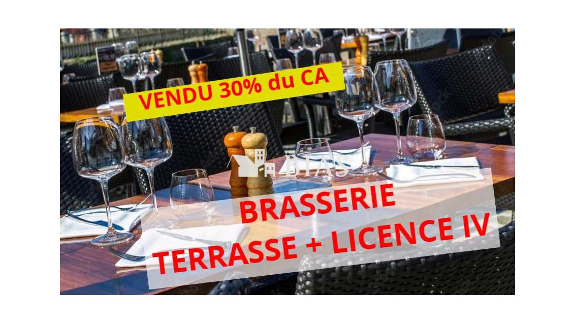 AV brasserie restaurant licence IV terrasse Eure