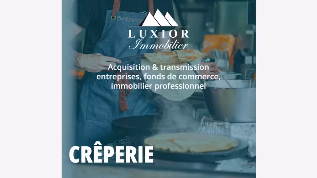 Vend crêperie authentique en centre ville Bretagne