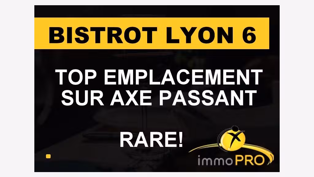 AV bar restaurant idéalement situé Lyon Brotteaux