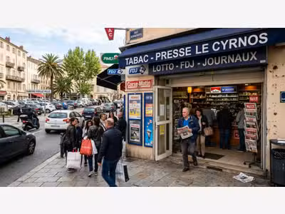 A vendre bureau de tabac presse à Ajaccio centre