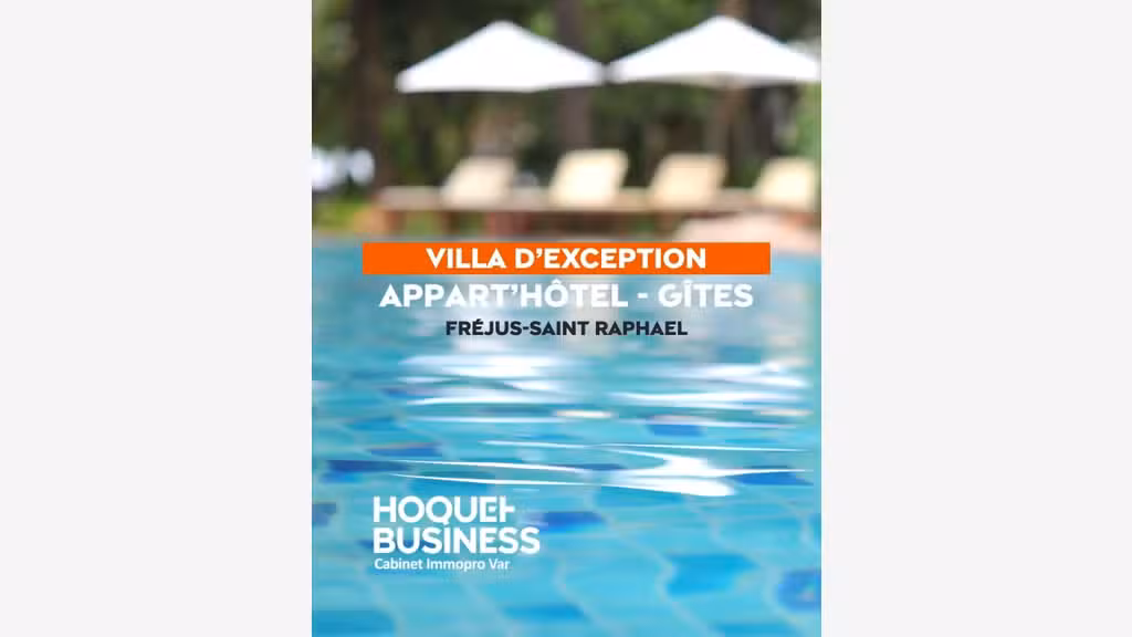 Cède Appart'hôtel piscine à 15 min des plages 83