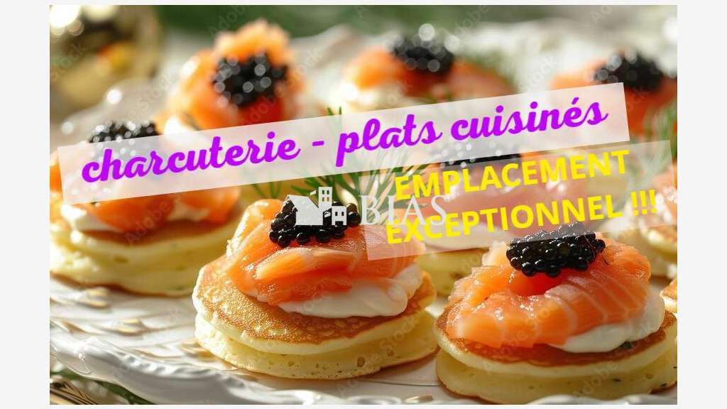 Charcuterie à vendre murs & fonds région Rouen 