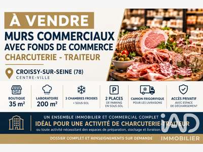 AV murs et fonds charcuterie à Croissy-sur-Seine
