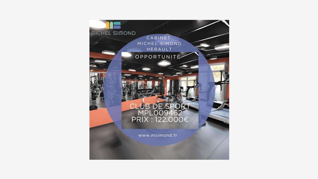 Vente club de sport complexe sportif dept Hérault