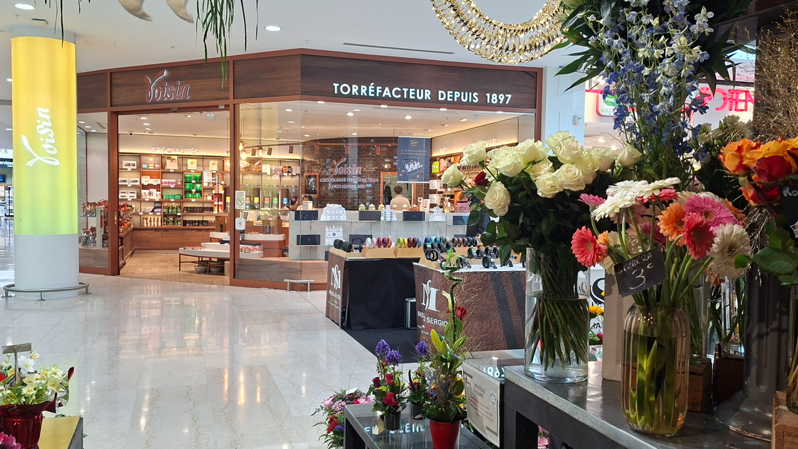 Vente FDC fleuriste en centre commercial du Rhône