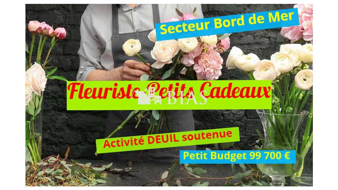 Vente fleuriste petits cadeaux en centre ville 76