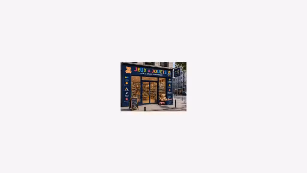 Vente commerce de jeux et jouets à Lablachère