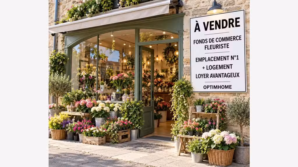 Vente fonds de commerce fleuriste à Guichen