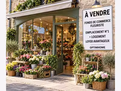 Vente fonds de commerce fleuriste à Guichen