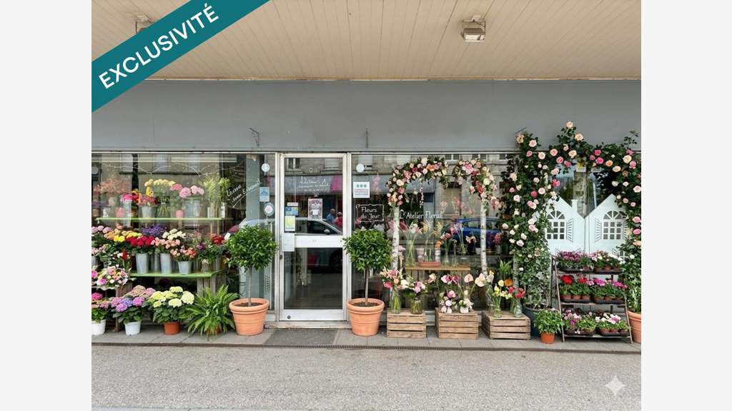 Vente FDC fleuriste axe très passant à Origny