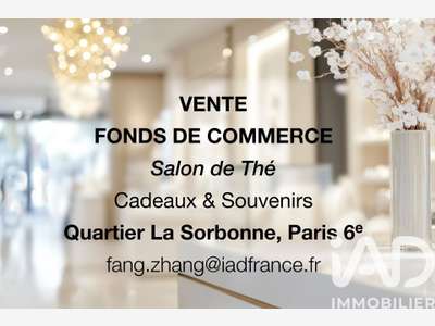 Vente salon de thé cadeaux fleurs à Paris Sorbonne