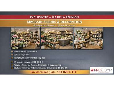 Vente Cadeaux - Fleurs à Saint-Leu