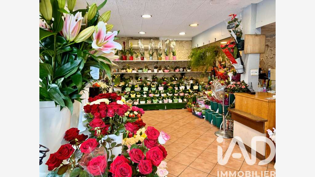 Vente FDC fleuriste de 90m² au coeur de Sannois
