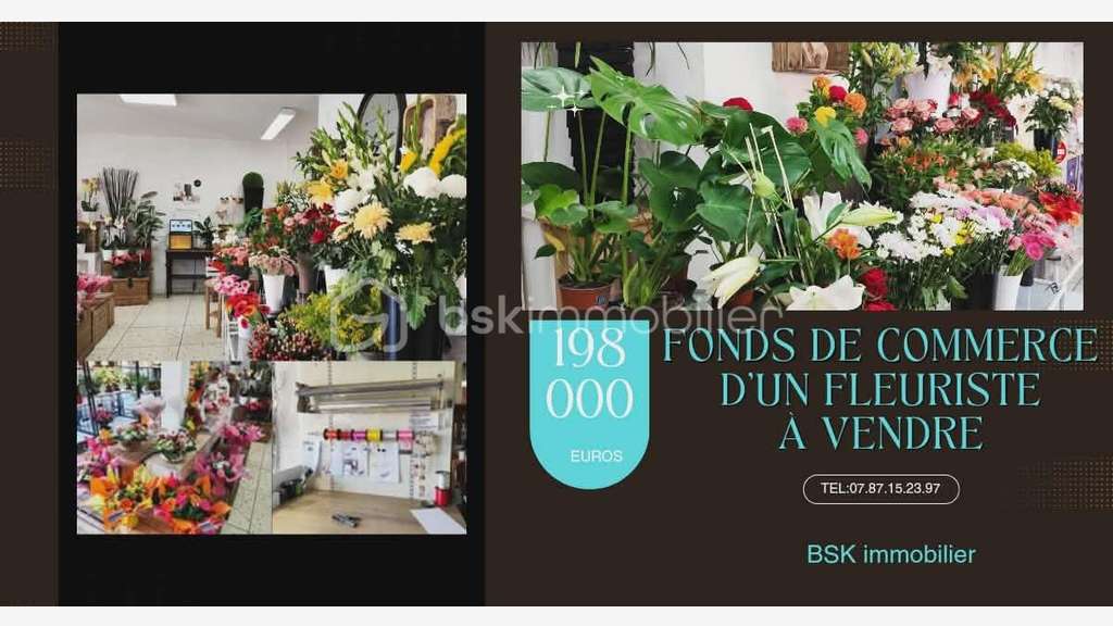 AV FDC Fleuriste 198 000 € à Six Fours les Plages