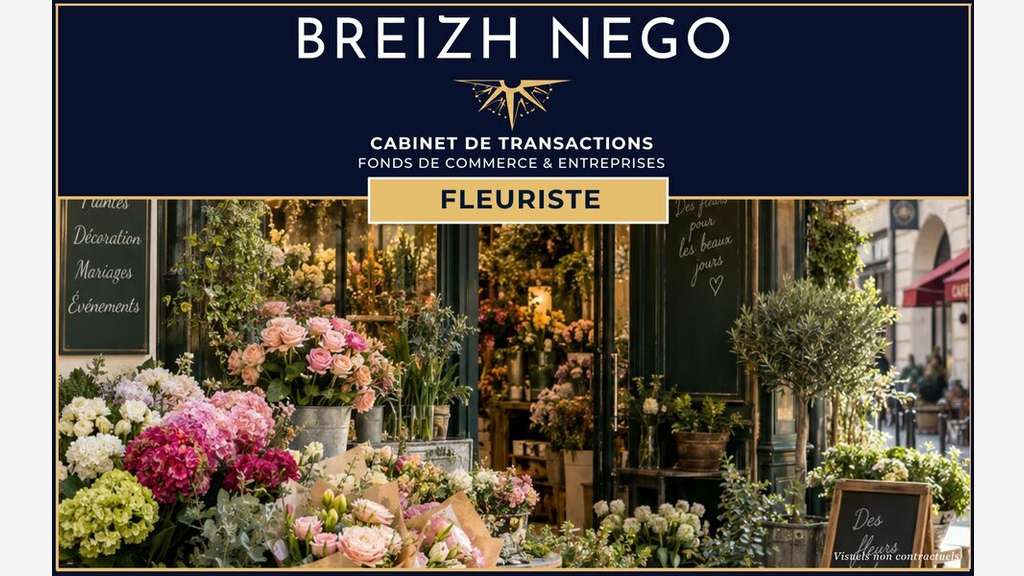 A VENDRE  FLEURISTE EN BORD DE MER  LOCAL S