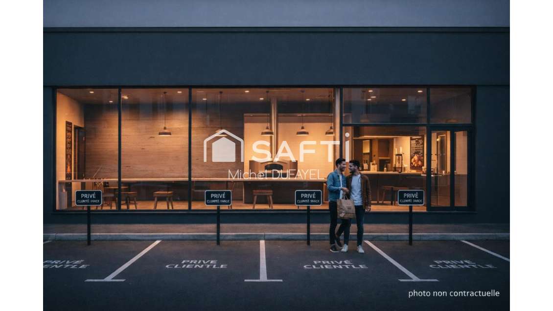 Vente snack clés en main emplacement en or Fréjus