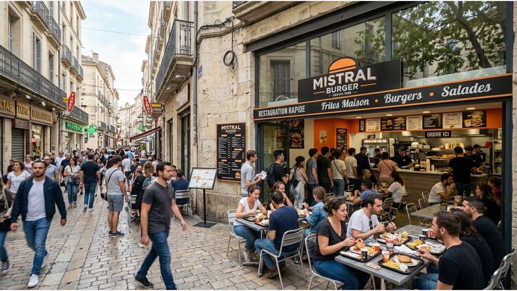 Vente restauration rapide empl n°1 à Montpellier