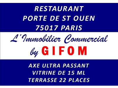 Vente Restauration rapide à Paris 17e