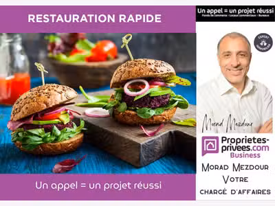 Vente restaurant rapide 20 cvts à Roubaix