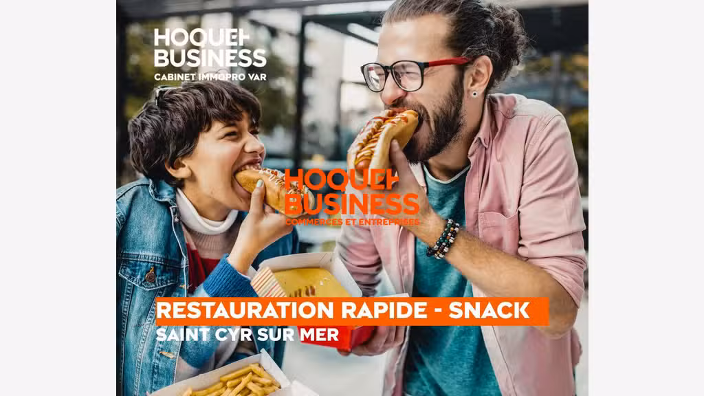 Vente Snack secteur plage à Saint Cyr sur Mer