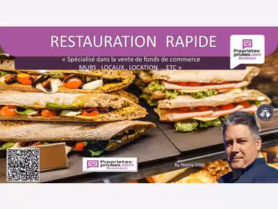 A vendre restauration rapide de 80m² à Vénissieux 