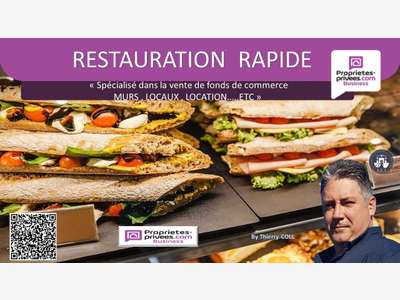 A vendre restauration rapide de 80m² à Vénissieux 