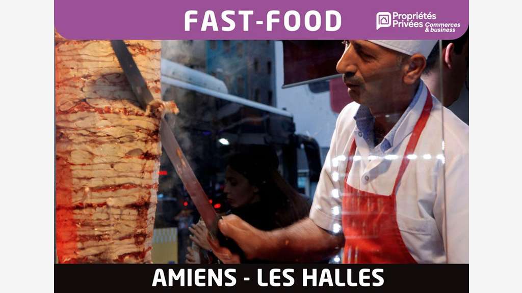 Vente restaurant fast-food 25 places 60m² Amiens