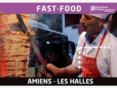 Vente restaurant fast-food 25 places 60m² Amiens