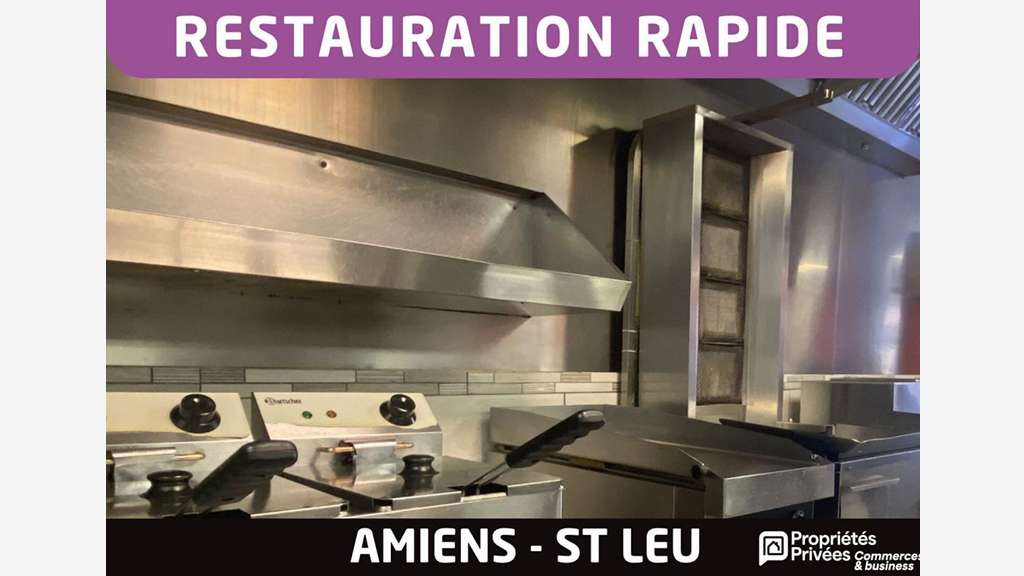 Cède fast food kebab 35 places à Amiens Saint Leu