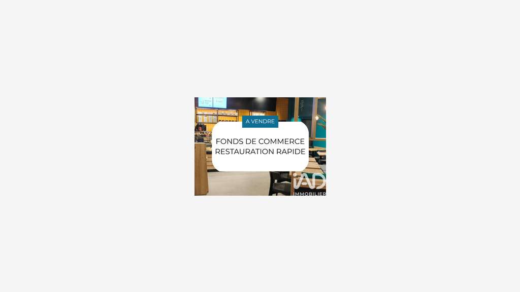 Vente restauration rapide à Annemasse centre com.