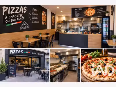 Vente restauration rapide pizza à Bois-d'Arcy