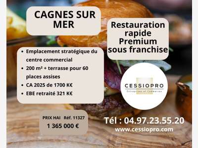 AV restauration rapide premium sous franchise 06